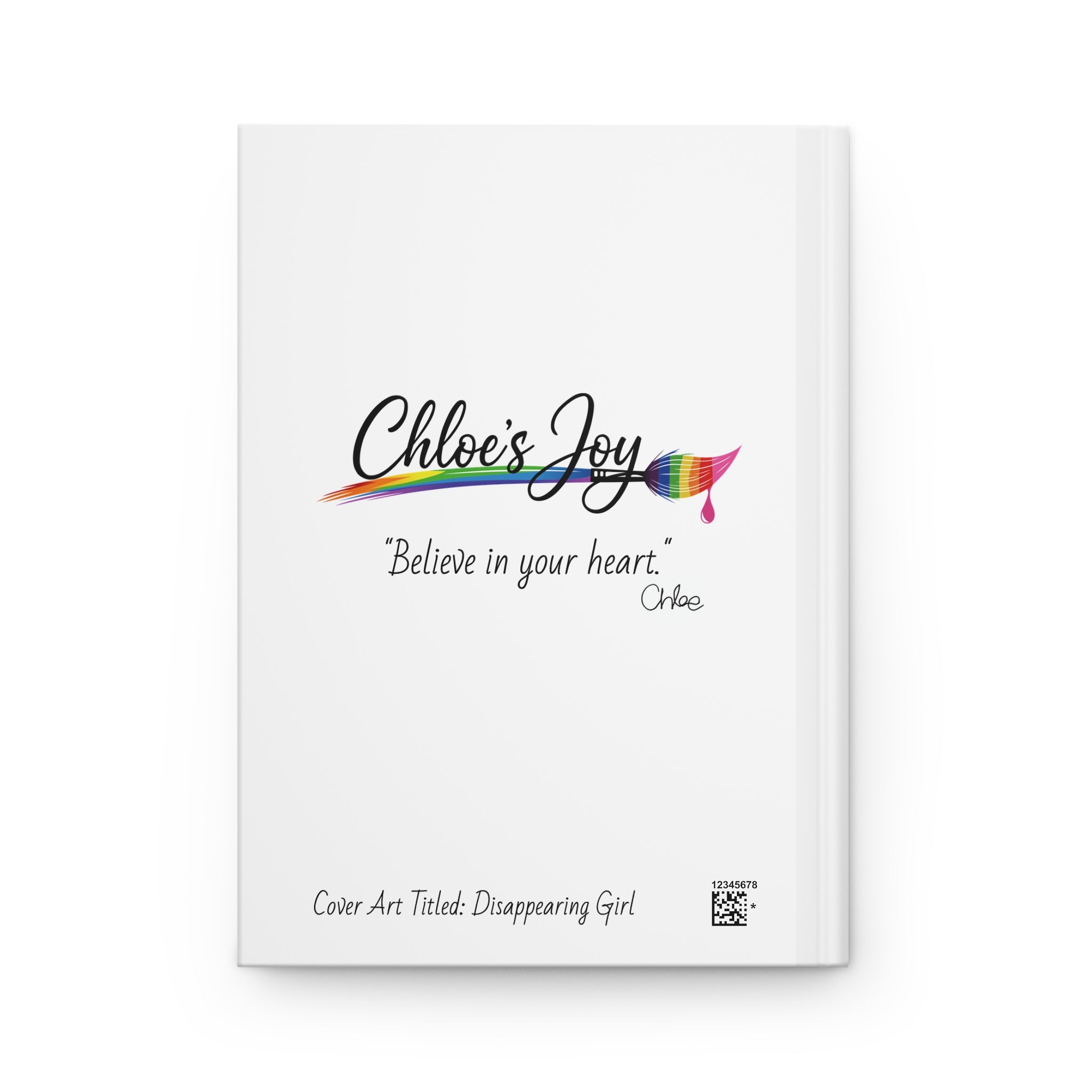 Disappearing Girl Hardcover Journal