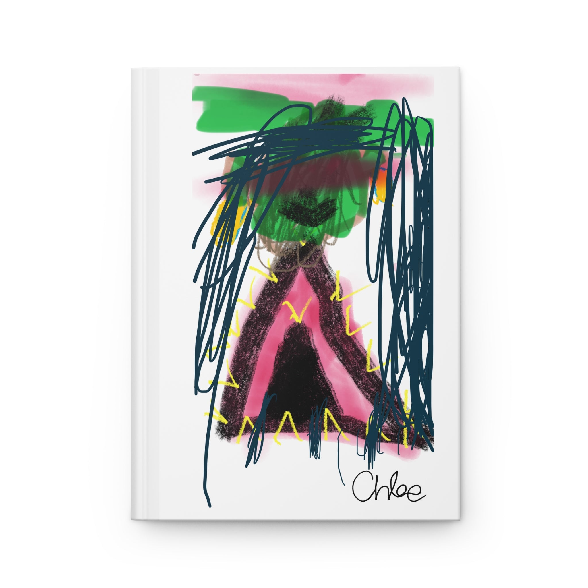 The Girl Behind the Mask Hardcover Journal