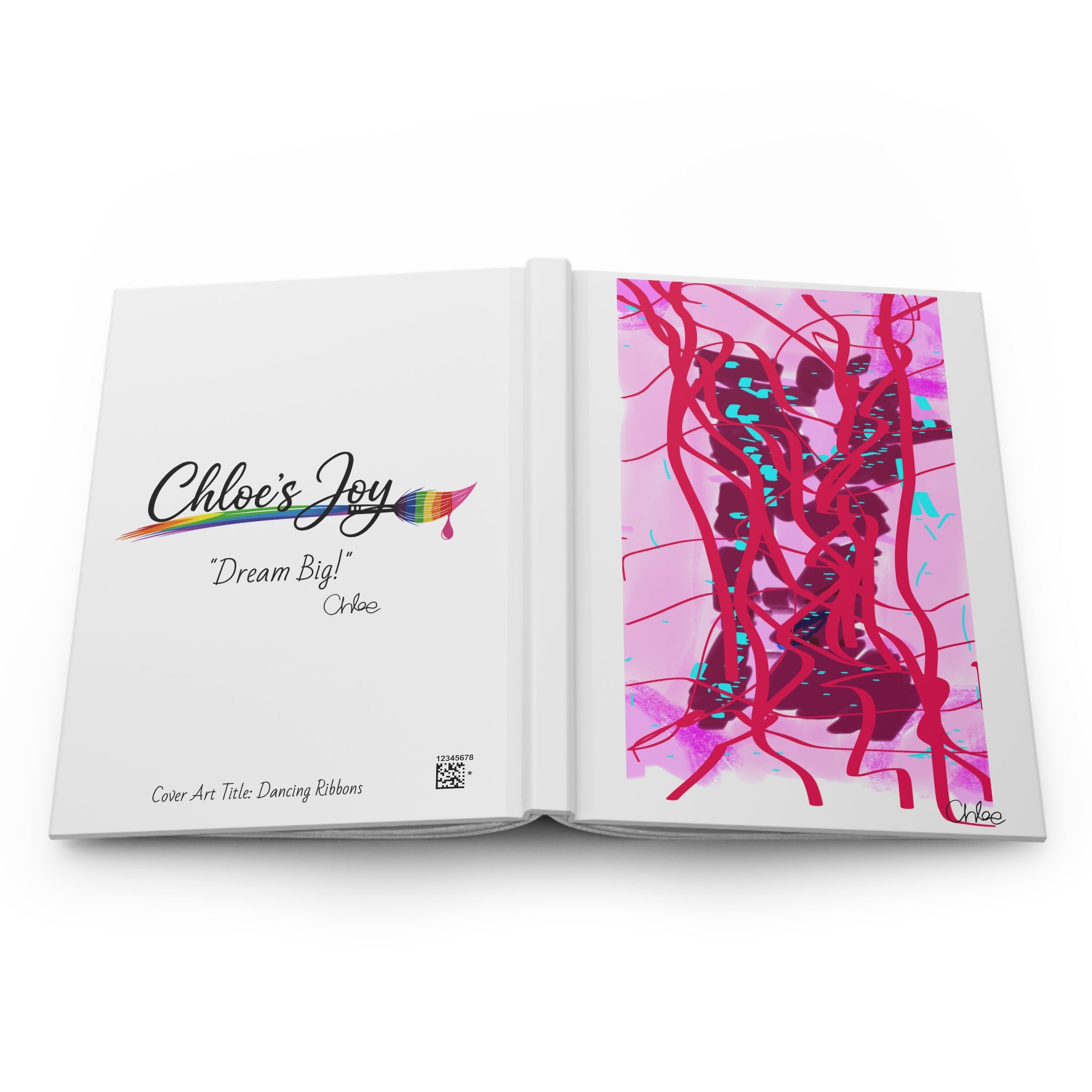 Dancing Ribbons Hardcover Journal