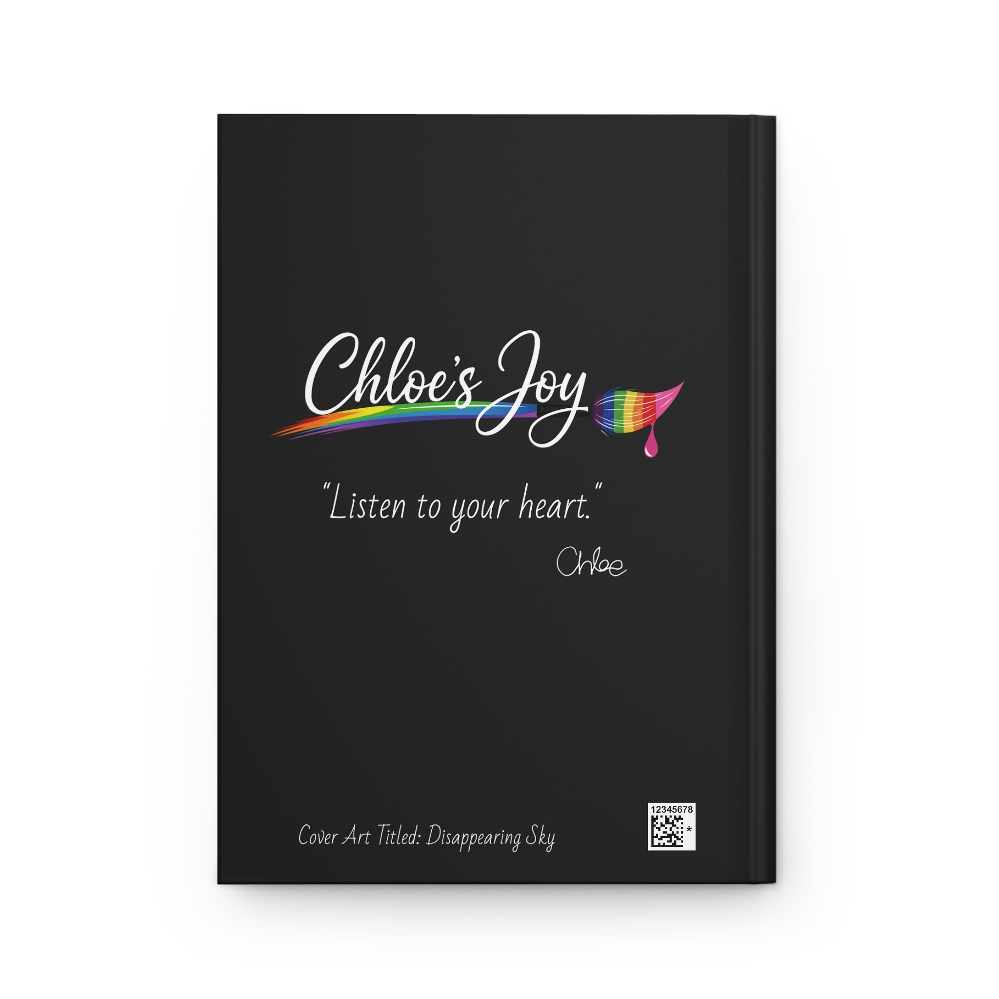 Disappearing Sky Hardcover Journal (Black)