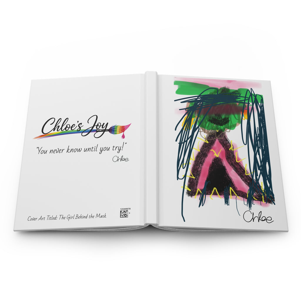The Girl Behind the Mask Hardcover Journal