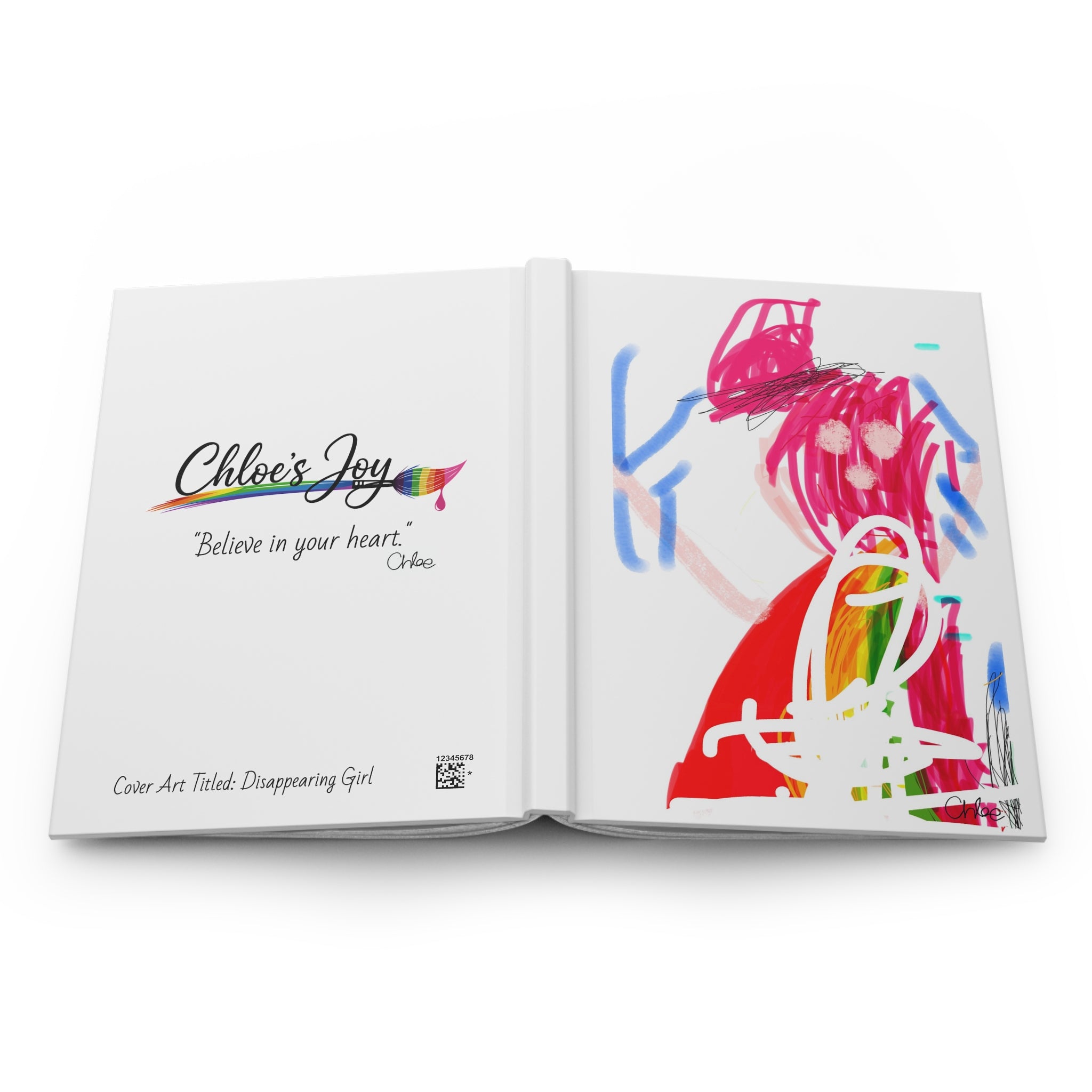 Disappearing Girl Hardcover Journal