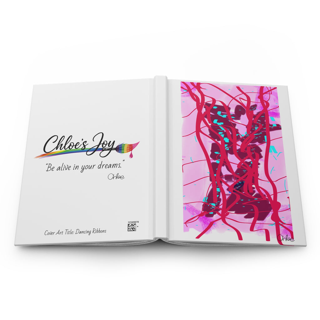 Dancing Ribbons Hardcover Journal