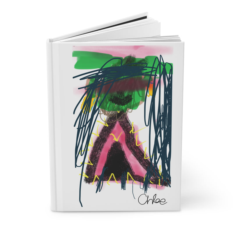 The Girl Behind the Mask Hardcover Journal