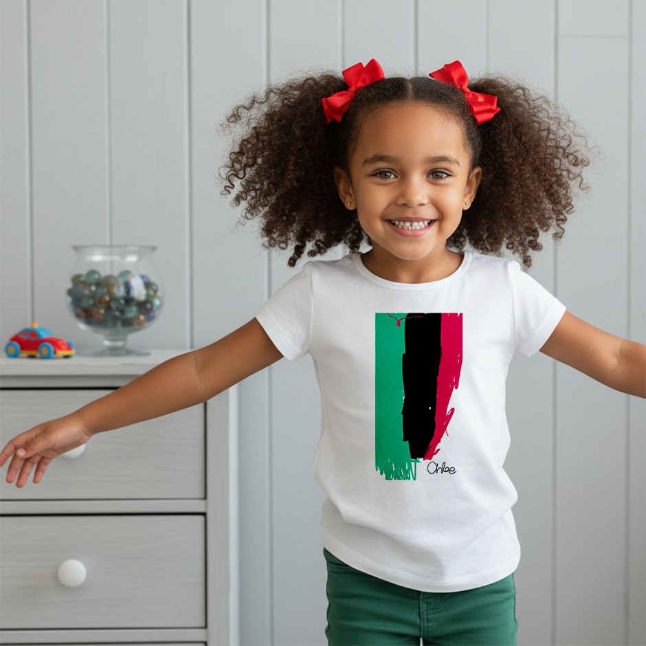Celebrate the holidays with this vibrant Santa Claus t-shirt featuring unique hand-drawn artwork by Chloe. Bold, colorful design perfect for Christmas festivities and everyday creative expression.